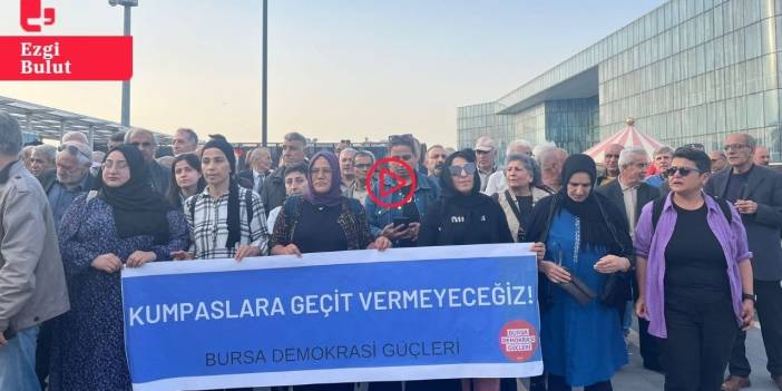 Kobanê Davası kararı Bursa’da protesto edildi: 'AKP-MHP yargısının kararını tanımıyoruz'