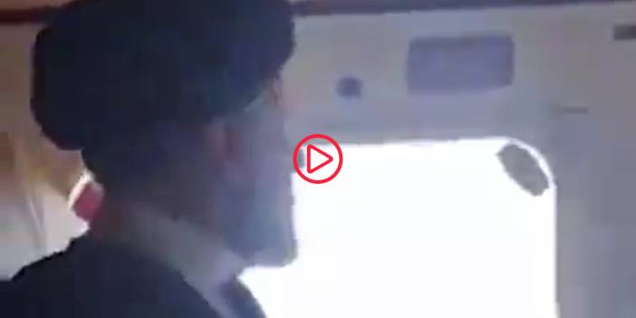 İran devlet televizyonu, Reisi'nin helikopterde çekildiği belirtilen görüntülerini yayınladı