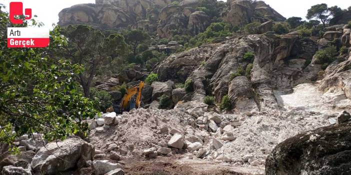 İş makineleri taş ocağı için Latmos’un kalbinde