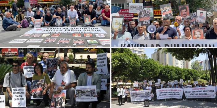 Antep ve Adana'da 1000. haftada destek eylemleri yapıldı: 'Cumartesi Anneleri bu ülkenin yüz akıdır'