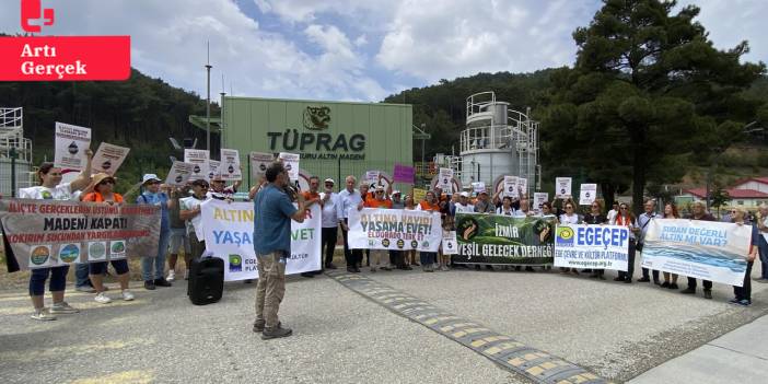 Ege'nin iki yakasında eş zamanlı altın madeni eylemi: 'Eldorado, Efemçukuru’nu terk et'