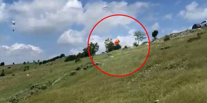 Ankara'da iki yamaç paraşütü havada çarpıştı: Bir ölü, iki yaralı