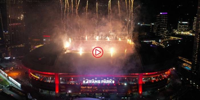Galatasaray şampiyonluğunu Rams Park'ta kutladı