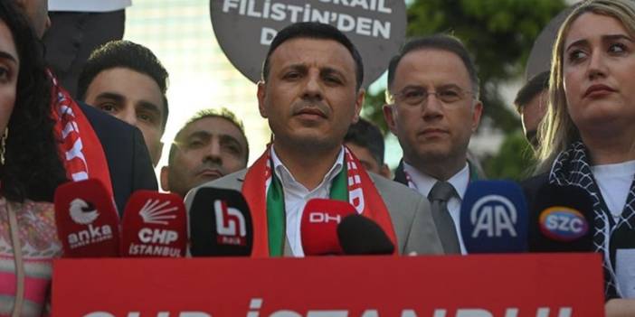 CHP'den İstanbul'da Gazze eylemi: Filistin halkının yanındayız