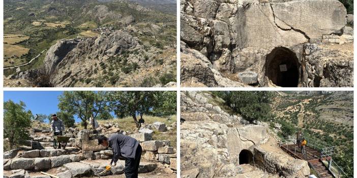 Arsameia Ören Yeri'nde arkeolojik kazılar 54 yıl sonra yeniden başladı