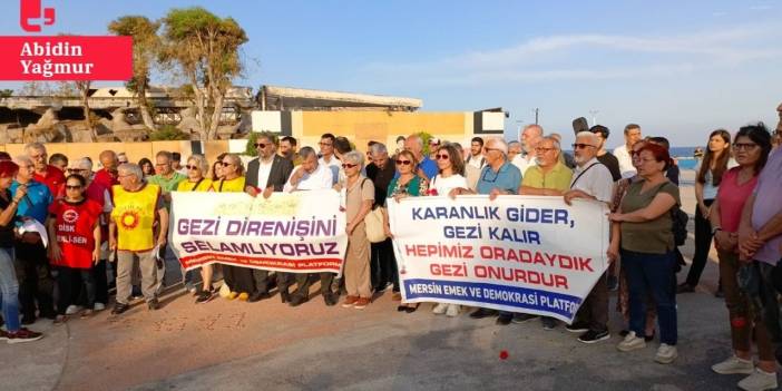 Gezi'nin 11. yılında Mersin'de anma düzenlendi: Hepimiz oradaydık
