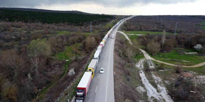 Bulgaristan sınırında 24 kilometrelik Schengen kuyruğu