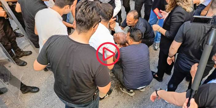 Adana'daki kayyım protestosuna polis engeli: Bir kişi yaralandı
