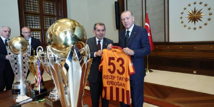 Galatasaray'dan Cumhurbaşkanı Erdoğan'a ziyaret