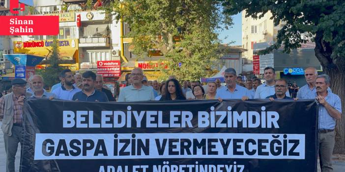 Antep'te kayyım protestosu: 'Bu zulme geçit vermeyeceğiz'