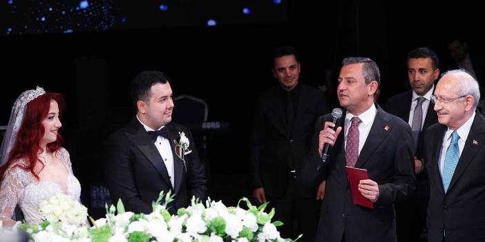 Özel ve Kılıçdaroğlu, düğünde bir araya geldi, nikah şahidi oldu