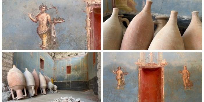 Antik Roma şehri Pompeii'de yeni keşif: Mavi oda