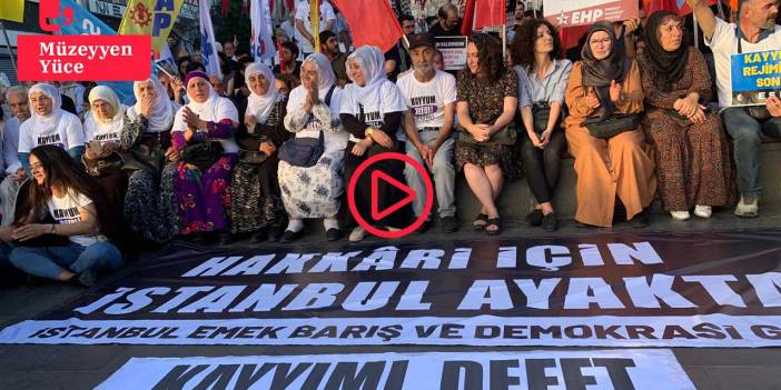 İstanbul’da ‘Hakkari’ eylemi: Halkların seçilmişlerini tanımayanları biz de tanımıyoruz