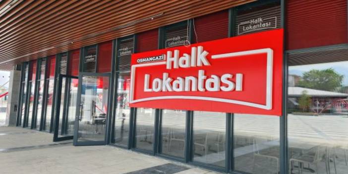 Bursa’nın ilk Halk Lokantası açıldı: 4 çeşit yemek 80 TL