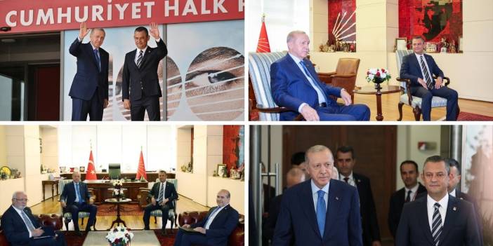 Erdoğan-Özel görüşmesinden ilk kareler geldi