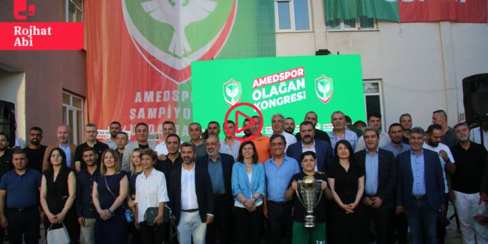 Amedspor kongresini yaptı, Aziz Elaldı: 'Bütün dünyaya sesimizi sporla duyuracağız'