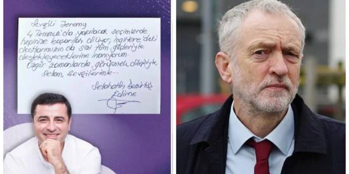 Jeremy Corbyn'den Selahattin Demirtaş'a teşekkür mesajı