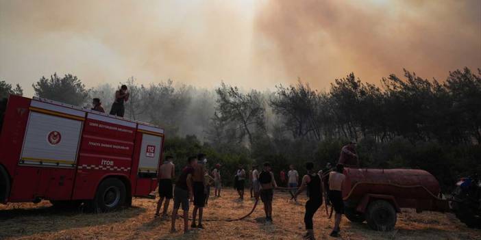 İzmir'deki orman yangınına ilişkin bir kişi tutuklandı