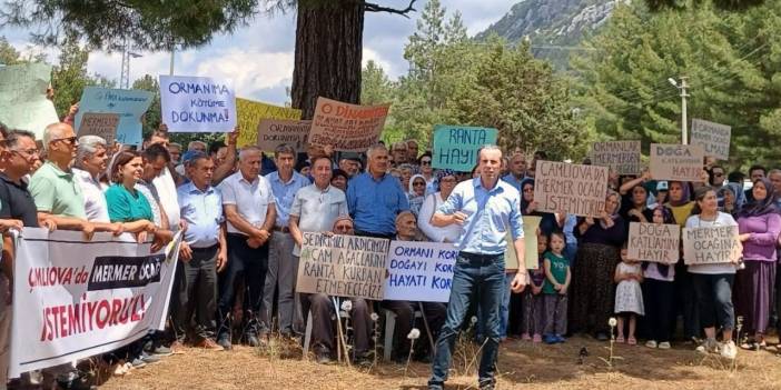 Kaş halkı mermer ocağına karşı: ÇED toplantısına katılmadılar