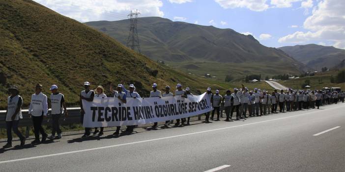 ‘İradeye saygı yürüyüşü' Başkale'ye vardı: 116 kilometre geride kaldı