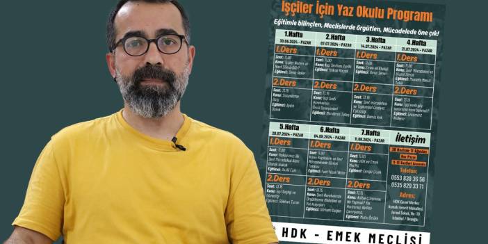 HDK, işçiler için 'Yaz Okulu Programı' başlattı