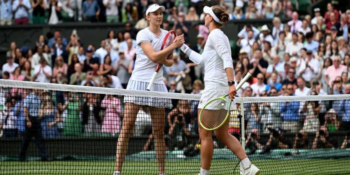 Wimbledon'da tek kadınlar finalistleri Paolini ve Krejcikova oldu