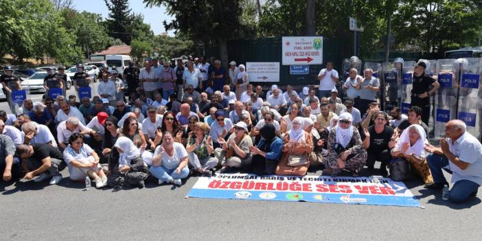 Bakırköy Cezaevi önünde 'Özgürlüğe ses ver' eylemi