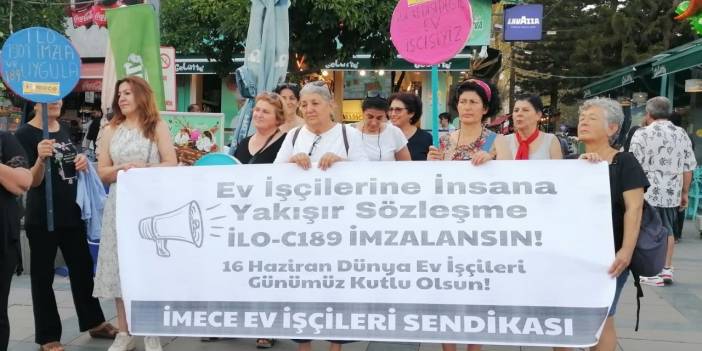 Ev işçileri güvence ve hak talep ediyor: 'ILO 189 sayılı sözleşme imzalansın'