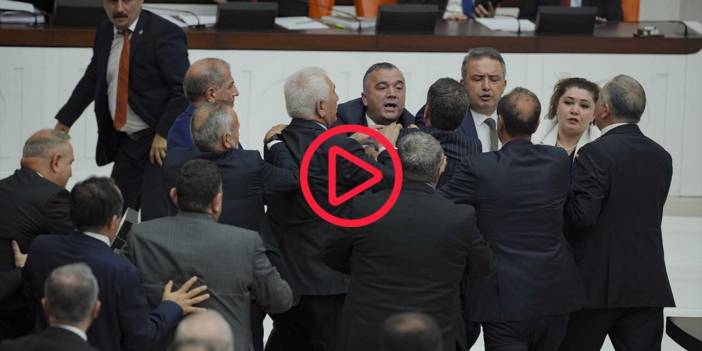 Meclis'te MHP'li Akçay ile İYİ Parti'li Türkoğlu arasında kavga