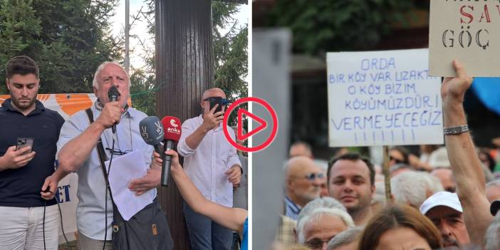 Arhavi'de maden projesi protesto edildi: 'Benim yerim yurdum burası'