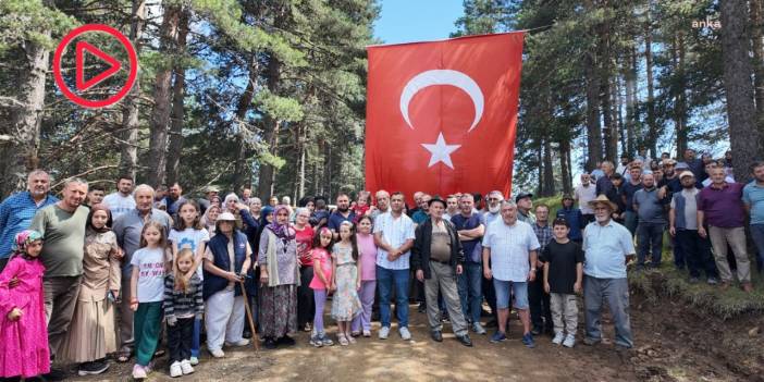 Bolu Mudurnu'da köylüler maden sahasına tepki gösterdi: 'Biz buna asla müsaade etmeyiz'