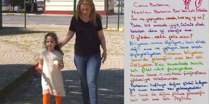 Vera'dan doğum gününde babası Tayfun Kahraman'a mektup: 'Bu sene de doğum günüme gelemediğin için çok ama çok üzgünüm'