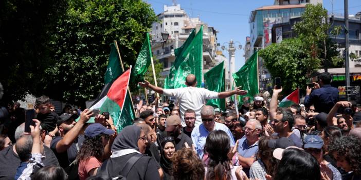 Hamas lideri Haniye'ye düzenlenen suikast, işgal altındaki Batı Şeria'da protesto edildi