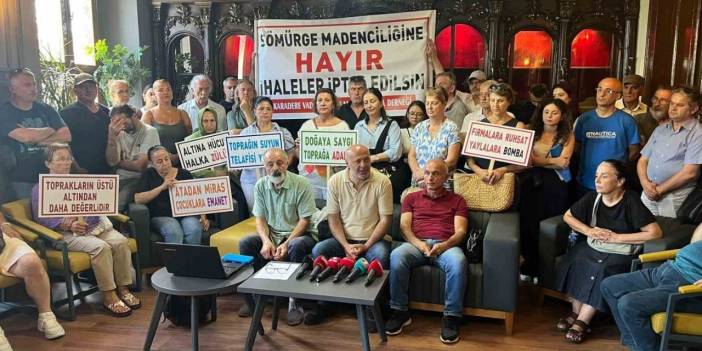 Karadenizlilerden maden ihalelerine tepki: 'Yıkıma izin vermeyeceğiz'