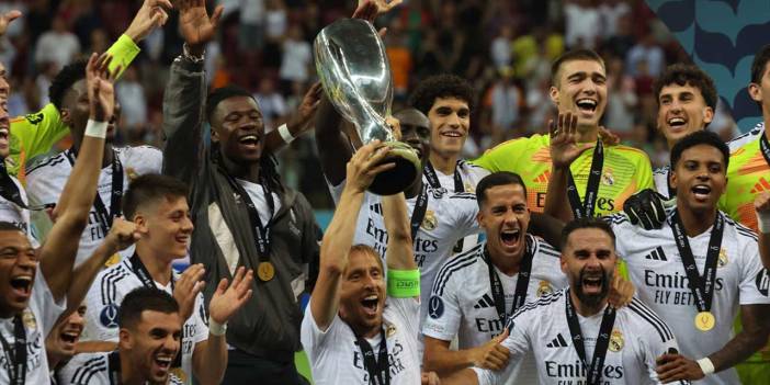 UEFA Süper Kupa, 6'ncı kez Real Madrid'in