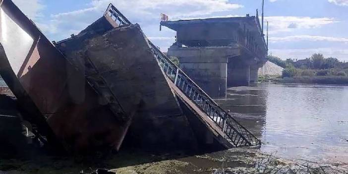 Rusya'nın Kursk bölgesinde kara operasyonu yürüten Ukrayna, kilit önemde bir köprüyü yıktı