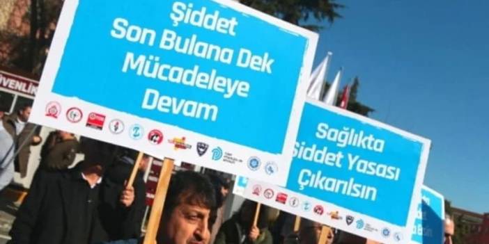 Sağlıkta şiddeti protesto eden hekimlere ceza