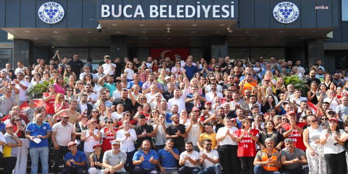 Buca Belediyesi'nde sendikasız işçi kalmadı: 'Tüm işçiler eşit işe eşit ücret alacak'