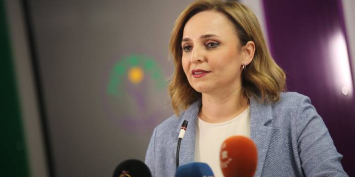 DEM Parti Sözcüsü Ayşegül Doğan: Hem içerde hem dışarda ne yazık ki bir savaş siyaseti söz konusu