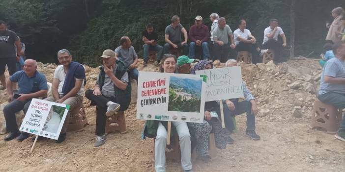 Giresun'da maden protestosu: Fatsa'dan Şırnak'a kadar talan aynı aklın ürünü