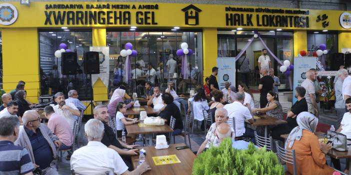 Diyarbakır'da Halk Lokantası açıldı: Dört çeşit yemek 70 TL