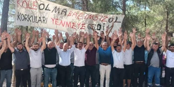 Soma'da madencilerin direnişi sürüyor: 'Ya saygın bir uzlaşı ya da tavizsiz direniş'