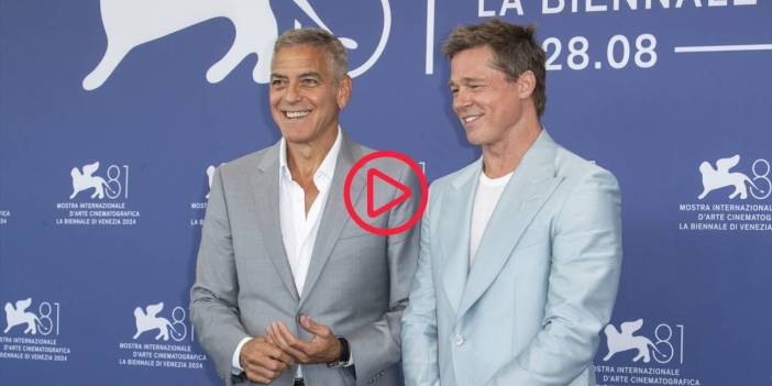 Pitt ve Clooney'nin filmi 'The Wolfs', Venedik'te dört dakika ayakta alkışlandı