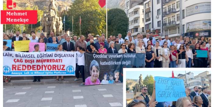 Amasya'da Narin Güran için protesto: 'Bir kereden bir şey olmaz' diyen zihniyet öldürdü