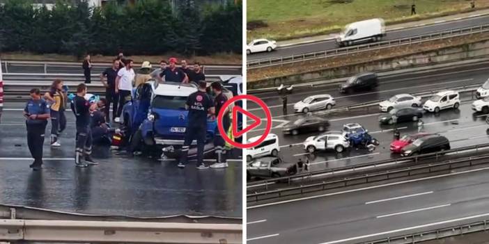 TEM'de zincirleme trafik kazası: İki ölü dört yaralı