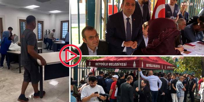 Beyoğlu Belediyesi'nin kaymakamlığa girişi engellendi, hizmet belediye önünde veriliyor