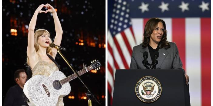 Başkanlık seçimleri çağrısı Kamala Harris'ten önce Taylor Swift'e yaradı