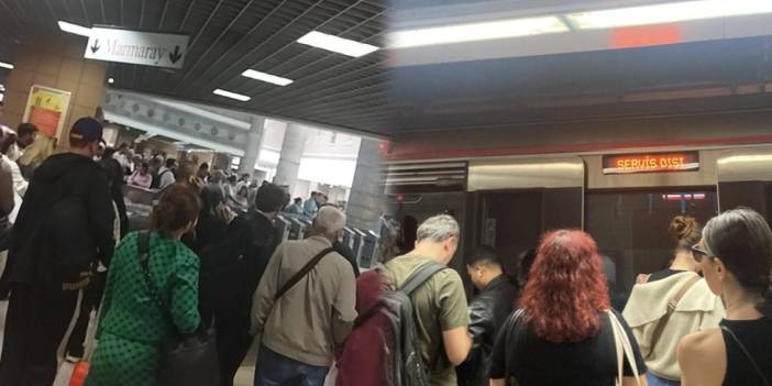 Marmaray haftanın ilk iş gününde arızalandı: Seferler durdu