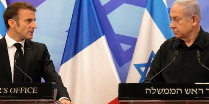 Macron'dan Netanyahu'ya hatırlatma: Yahudi devleti BM kararıyla kuruldu