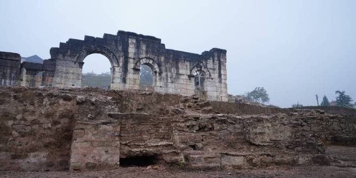 Düzce'de Konuralp Antik Kenti'nde kilise kalıntıları ve altyapı sistemi bulundu